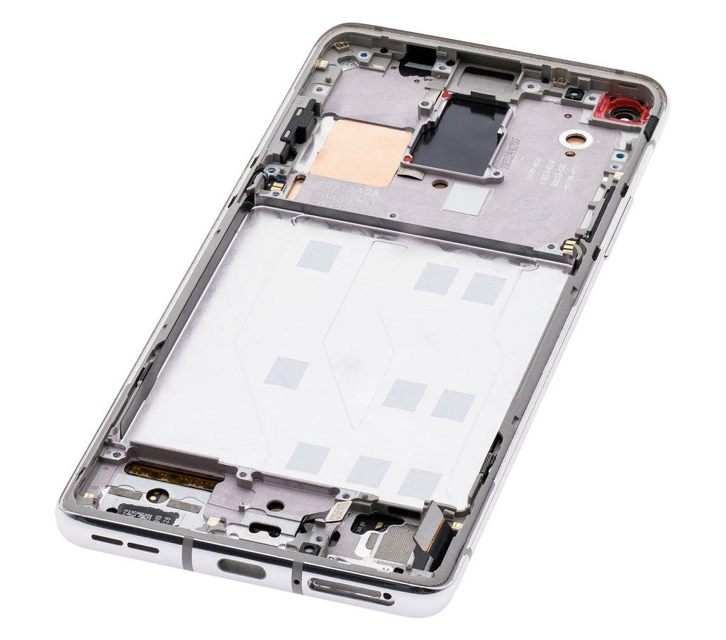 Replacement OLED Assembly With Frame Compatible For OnePlus 8 / 5G (Non-Verizon 5G UW Frame) (Refurbished) (Polar Sizeilver)