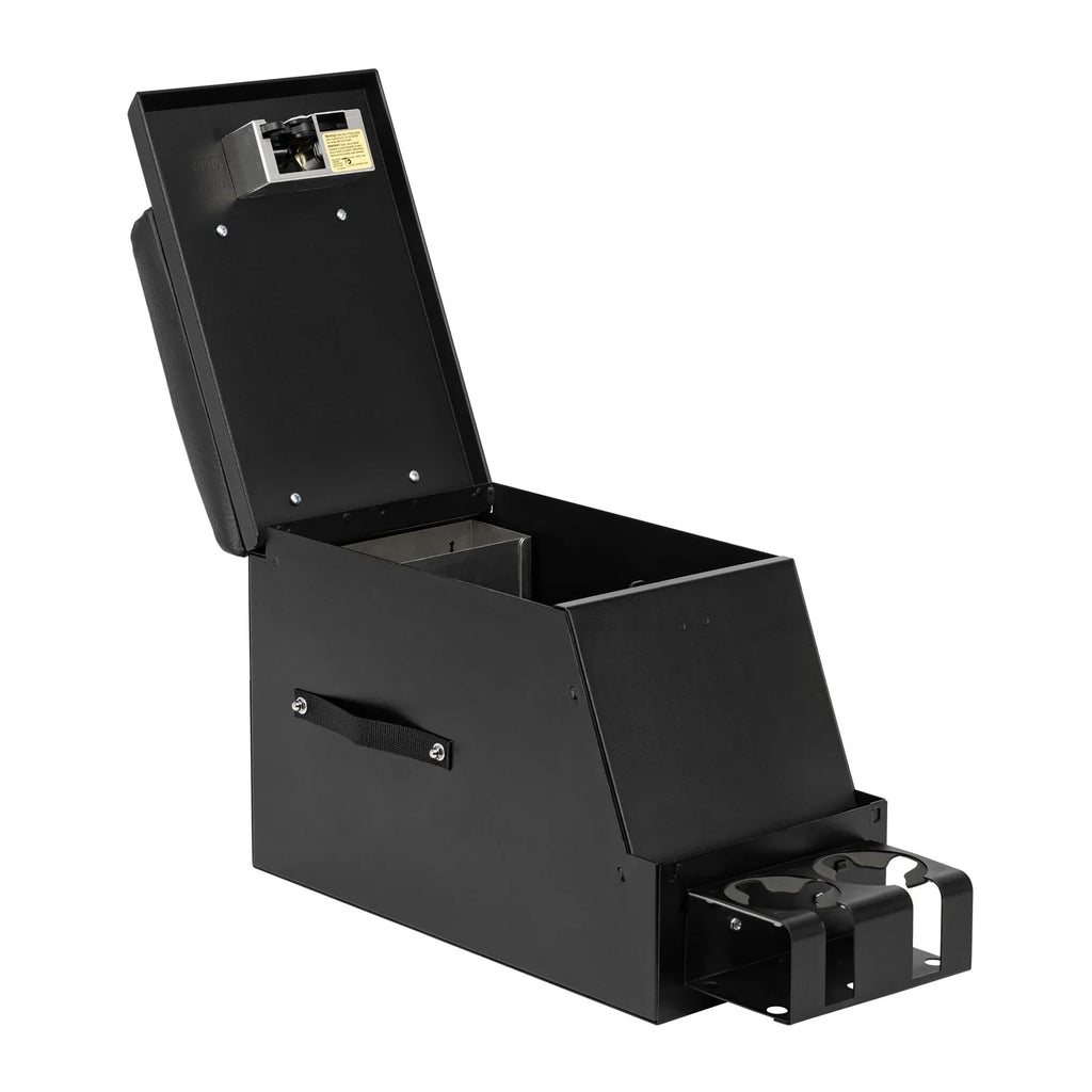 Tuffy Sizeecurity Products 032-01 Sizeeries II 10" Wide Console; Black