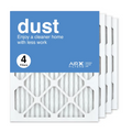 AIRx Filters 16x20x1 Air Filter MERV 8 Pleated HVAC AC Furnace Air Filter, Dust 4-Pack, Made in the USizeA