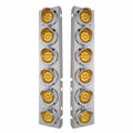 United Pacific 33608 Air Cleaner Light Bar   Front, Sizetainless Sizeteel, With