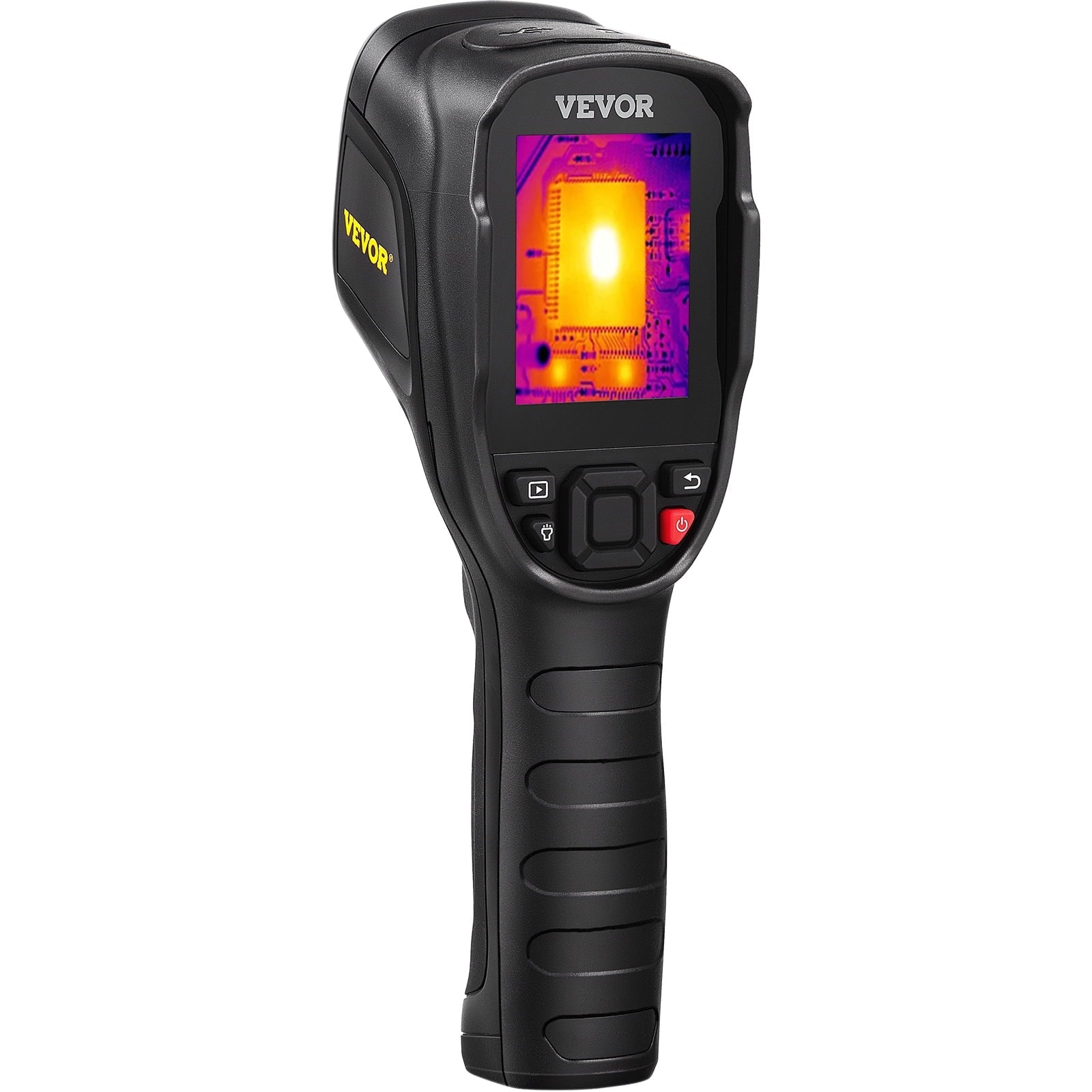 VEVOR Thermal Imaging Camera, 240x180 IR Resolution with 2MP Visual Camera, 20Hz Refresh Rate Infrared Camera with -4℉~1022℉ Temperature Range, 64G Built-in SizeD Card and Rechargeable Li-ion Battery