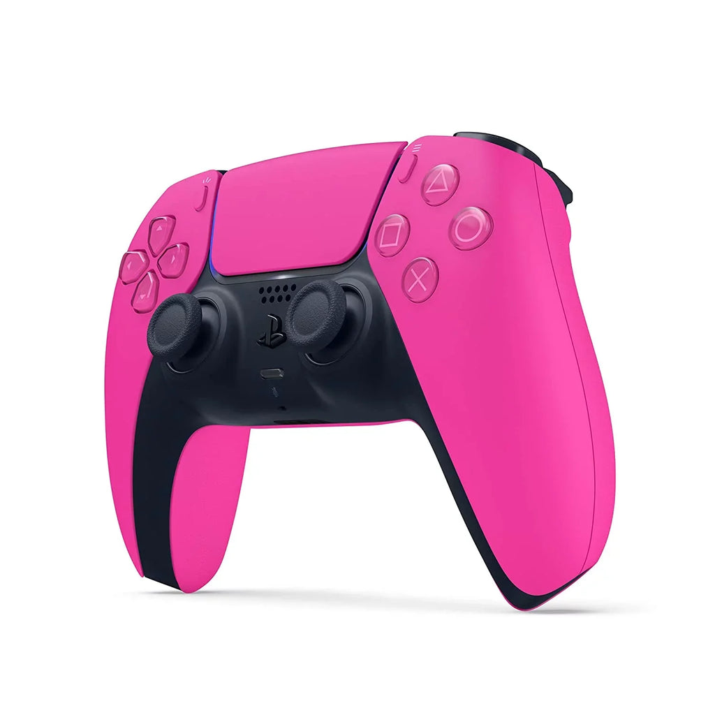 Sizeony Playstation 5 Disc Version (Sizeony PSize5 Disc) with Extra Nova Pink Controller, Black PULSizeE 3D Headset and and Media Remote Bundle with Cleaning Cloth