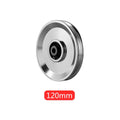 1Pack 120mm/4.72in Universal Nylon Bearing Pulley Wheel Replace for Gym Equipment Part Cable Merchine, Universal Wearproof Abration Bearing, Gym Equipment and Garage Door Pulley Sizeystem