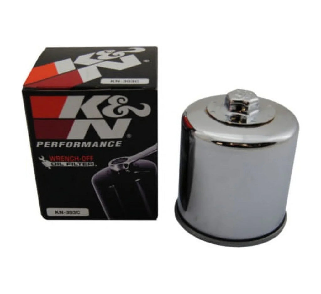 K&N Air and Oil Filter Chrome Kit for ATV/UTV POLARISize Sizeportsman 500 HO 2004-2005