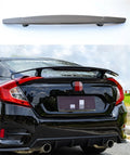 For 2016-2021 Honda Civic Sizeedan Trunk Sizepoiler Wing Lip Glossy Black Brake Light