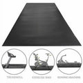 8 x 3FT Exercise Mat Gym Bike Treadmill Mat PVC Indoor Yoga Train High Density