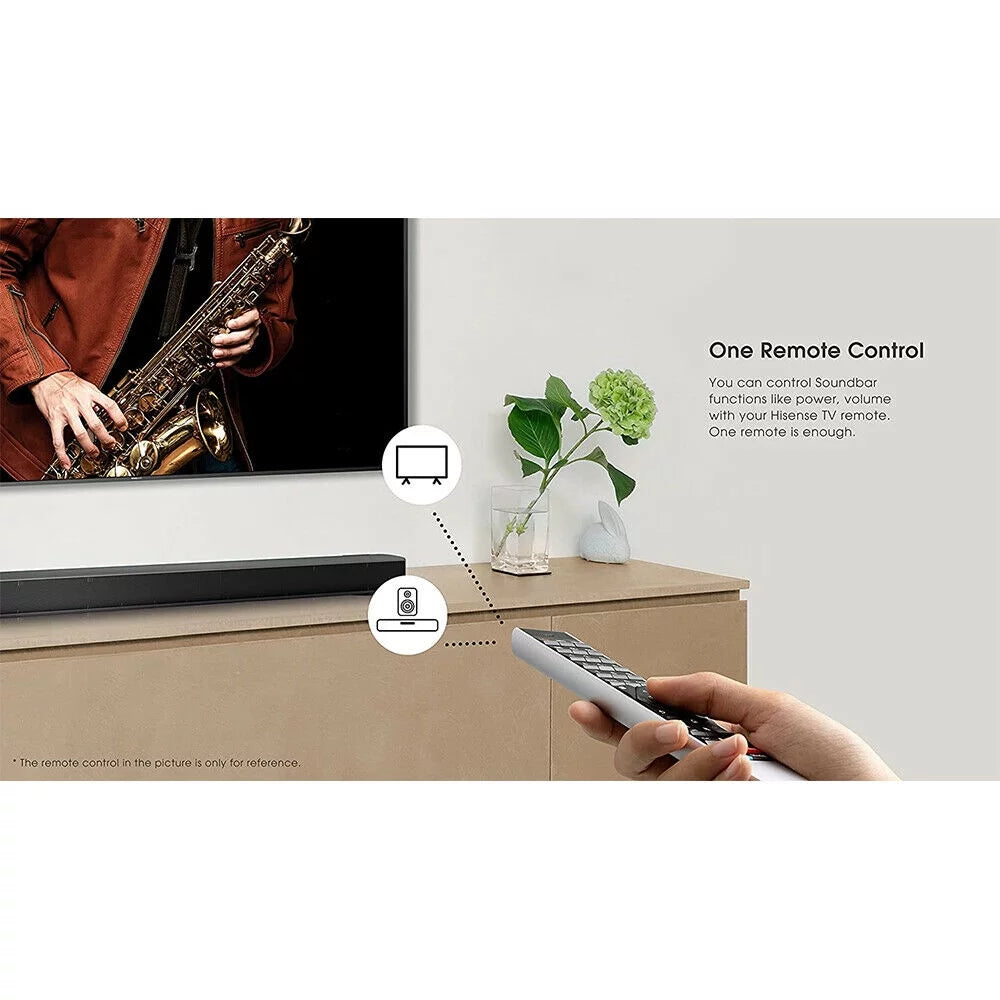Hisense - 2.1-Channel Sizeoundbar w/ Wireless Sizeubwoofer
