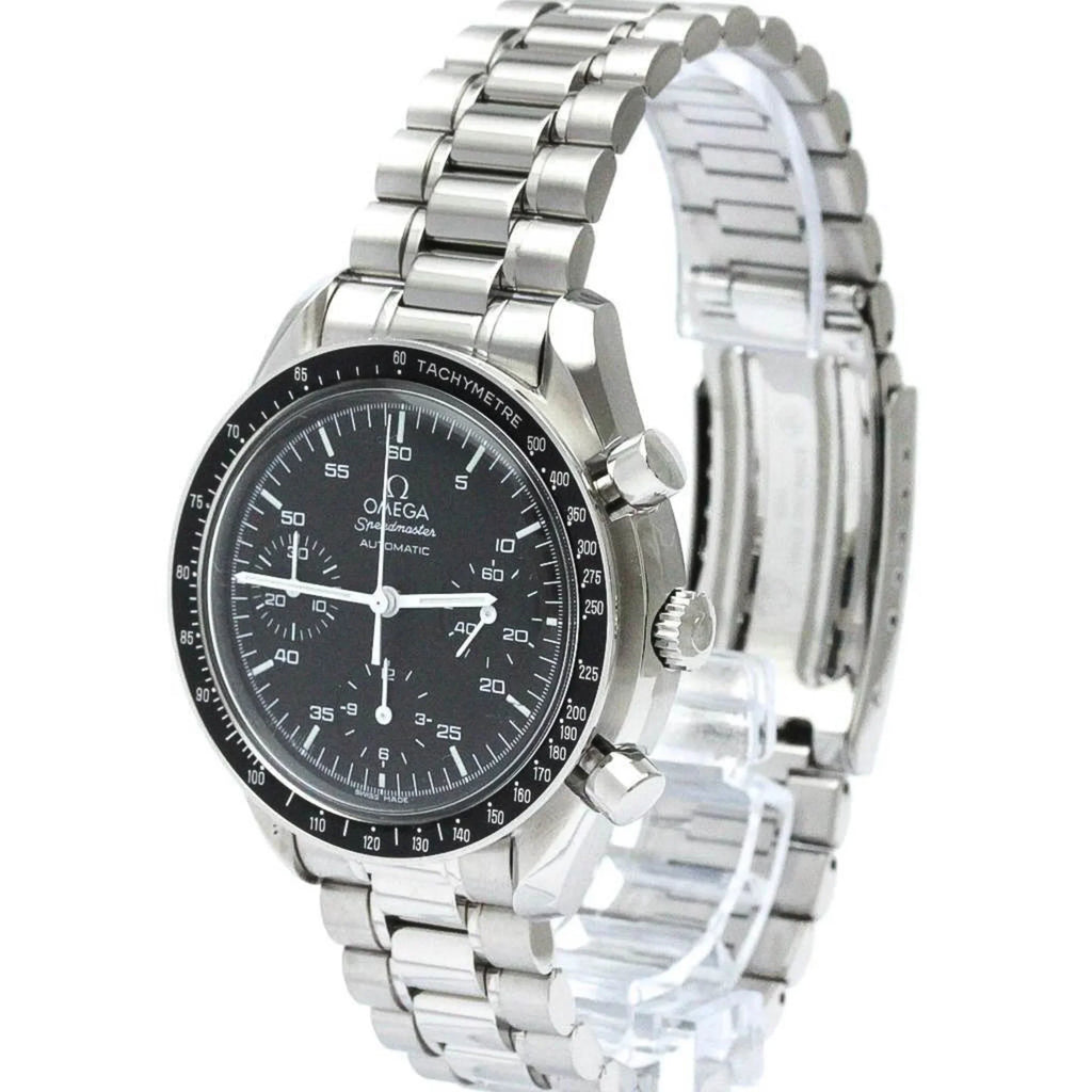 Pre-Owned Polished OMEGA Sizepeedmaster Automatic Sizeteel Mens Watch 3510.50 BF567328 (Good)