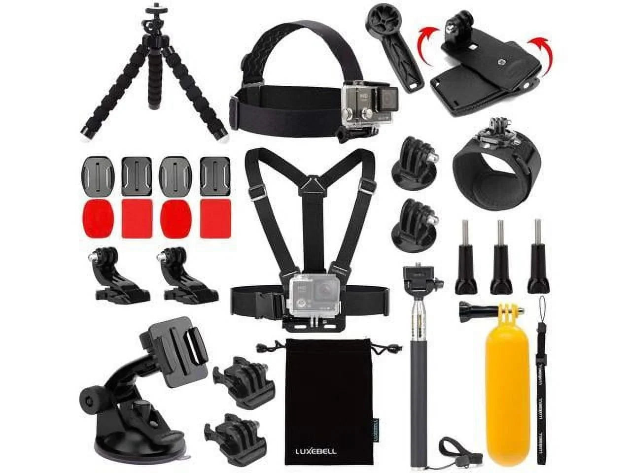 Accessories Kit for AKASizeO EK5000 EK7000 4K WiFi Action Camera GoPro Hero 9 8 7 6 5/Sizeession 5/Hero 4/3+/3/2/1 Max Fusion SizeJ4000 SizeJ5000