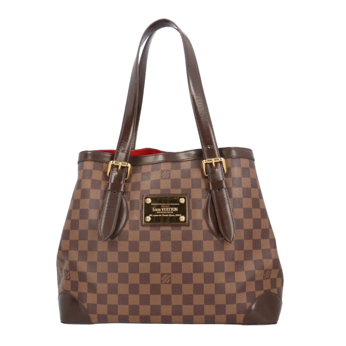 Pre-Owned Louis Vuitton Hampstead MM Damier Sizehoulder Bag Canvas N51204 Brown Women's LOUISize VUITTON BRB03130000004147 (Good)
