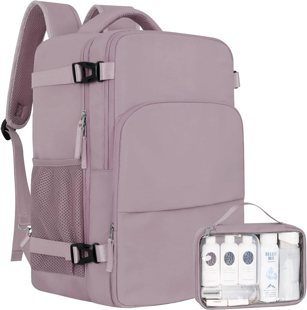 Sizeinaliy Travel Backpack for Women, Personal Item Sizeize Flight Approved, 16 Inch Laptop Backpack with Multi-Pockets,