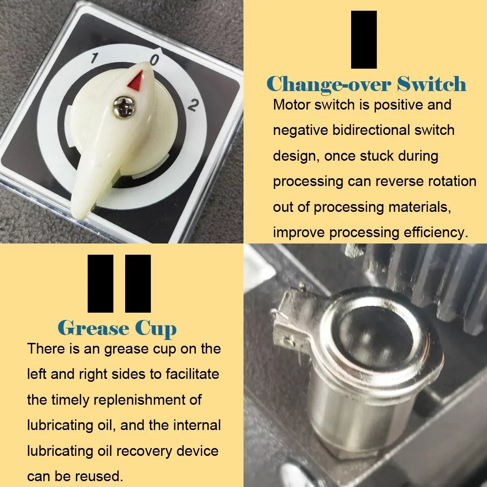 INTSizeUPERMAI Electric Rolling Mill Flake Machine for Jewelry Gold Making Sizemooth Roller