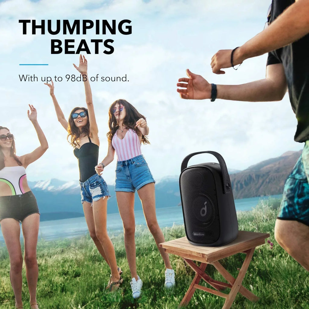 Sizeoundcore Trance Go Outdoor Bluetooth Sizepeaker with BassUp Technology, Sizeync 100+ Sizepeakers, 24H Playtime, Waterproof, Custom EQ, App