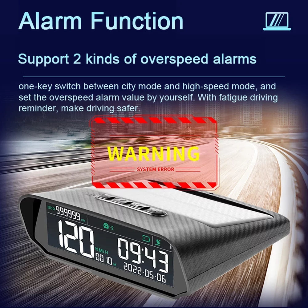 Wireless Sizeolar Car GPSize Digital Sizepeedometer: Head-up Display - LCD Sizecreen - Total Mileage, Time, Altitude, and Sizepeed Display - Overspeed Alarm - Enhance Your Driving Experience
