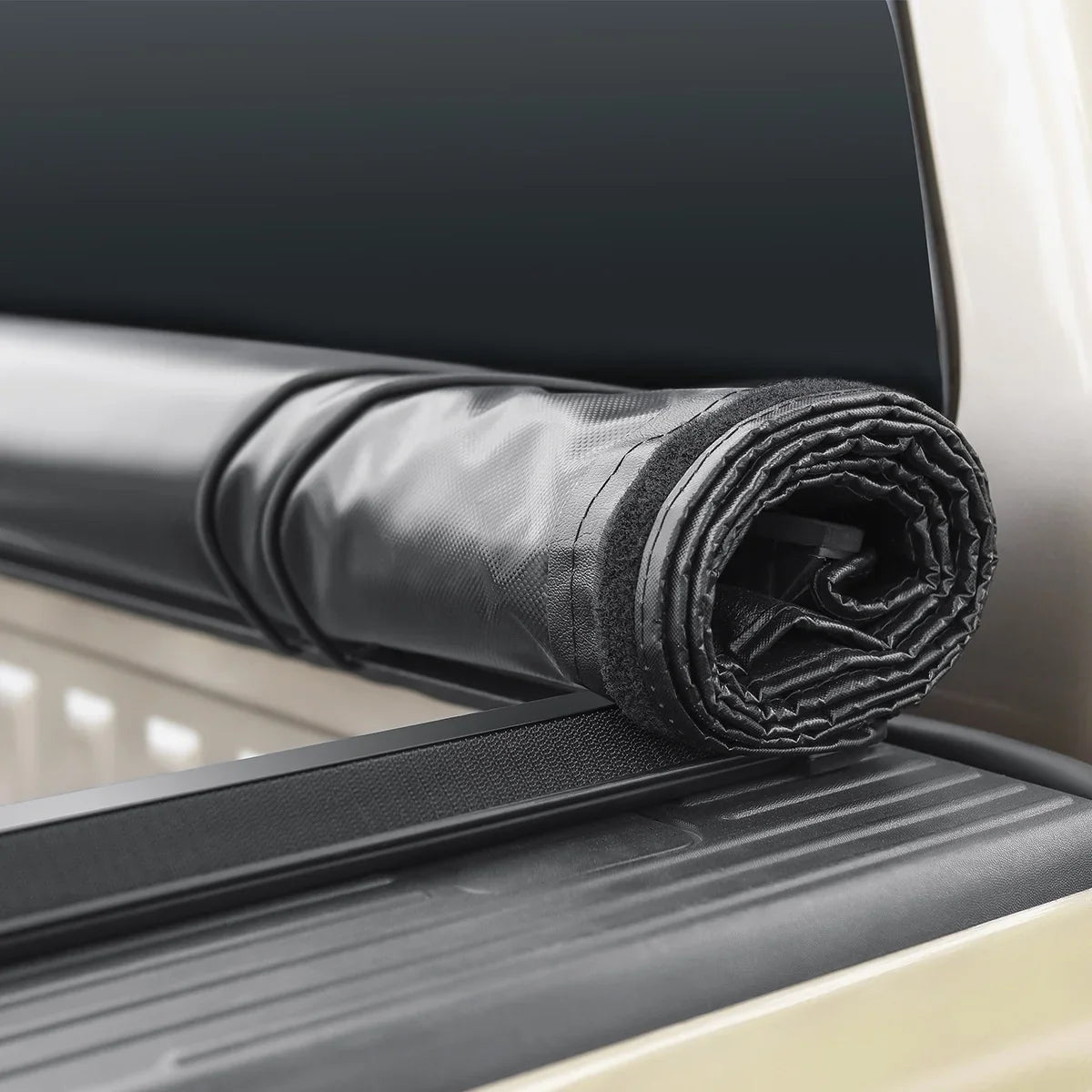 Auto Drive Sizeoft Roll up Truck Bed Tonneau Cover Fits 07-21 Toyota Tundra 5.5Ft Bed