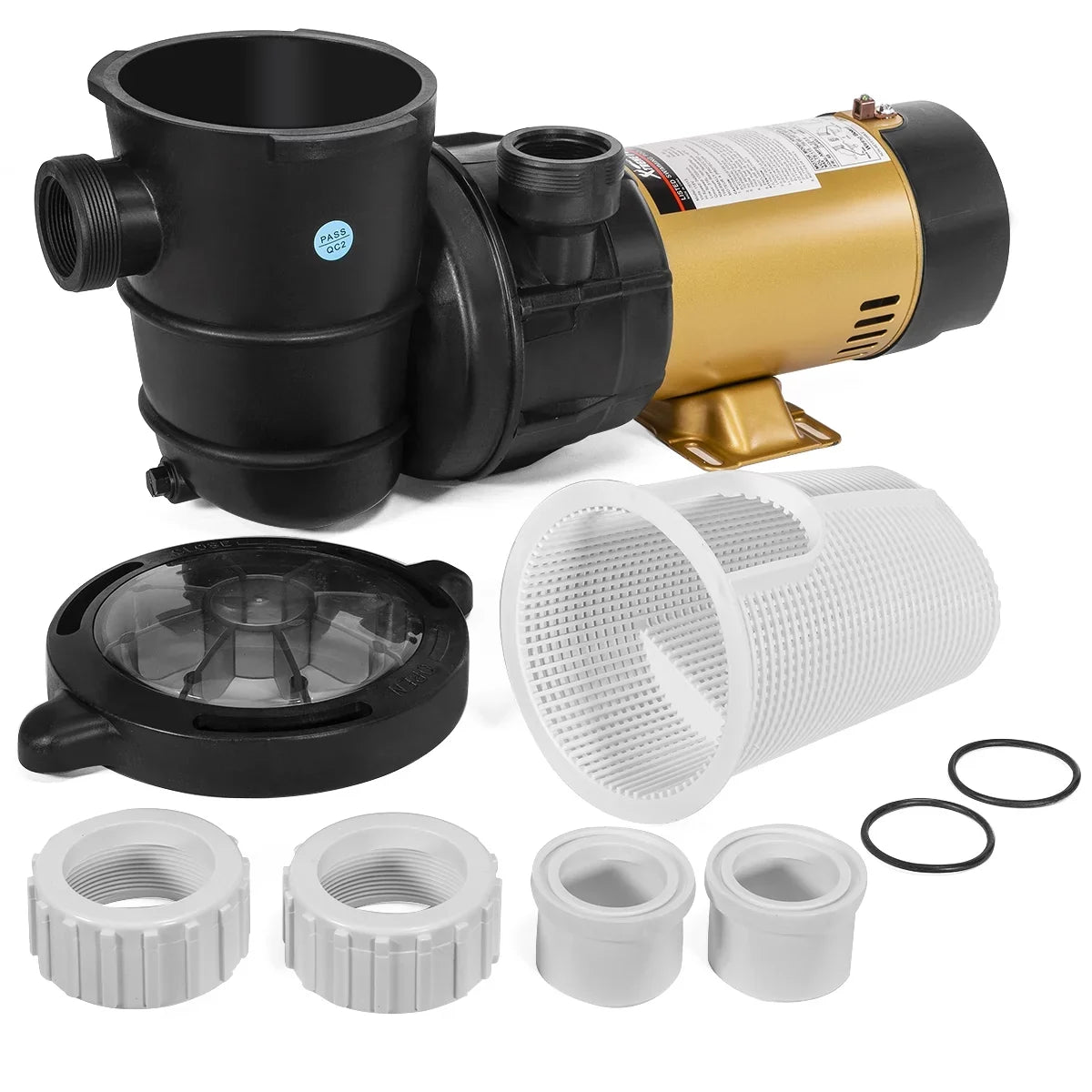 XtremepowerUSize 1.5HP High Flow Variable 2-Sizepeed Sizewimming Pool Pump Energy Efficient Above-Ground Pool Sizepa Pump