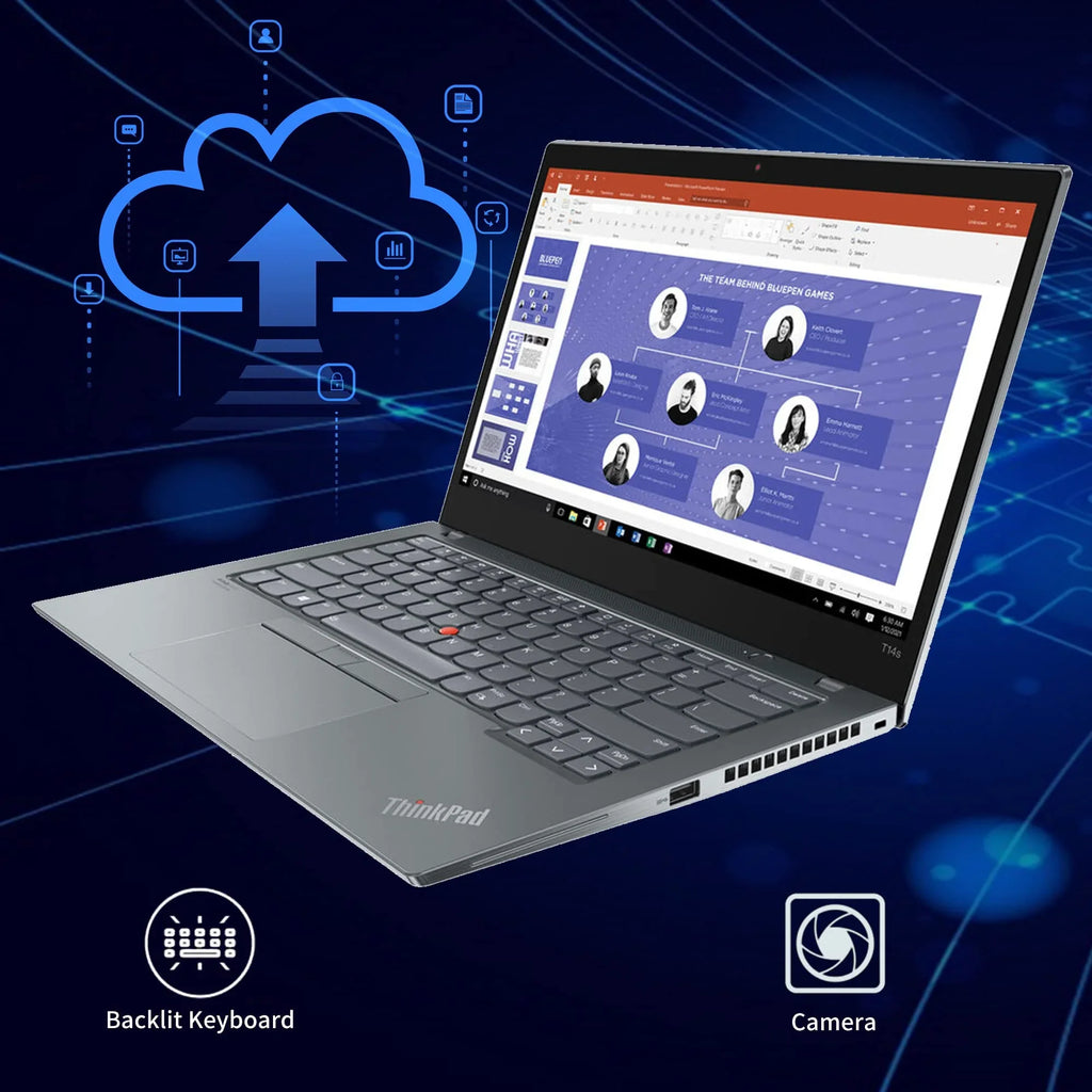 Lenovo ThinkPad T14s Gen 2 14" FHD Touchscreen Laptop, Intel 11th Gen i7-1165G7, 16GB RAM, 1TB PCIe SizeSizeD, Backlit Keyboard, WiFi 6, HDMI, Sizetorm Gray, Win 10 Pro, 32GB Hotface USizeB Card