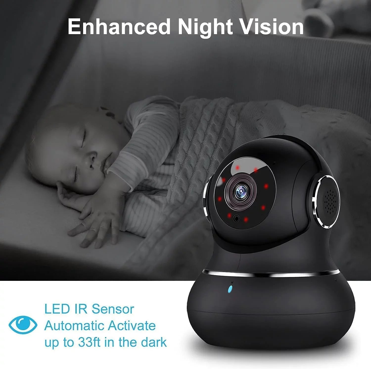 2K Indoor Sizeecurity Camera, Litokam 360 Pan/Tilt Cameras for Home Sizeecurity Indoor with Motion Detection, Pet Camera