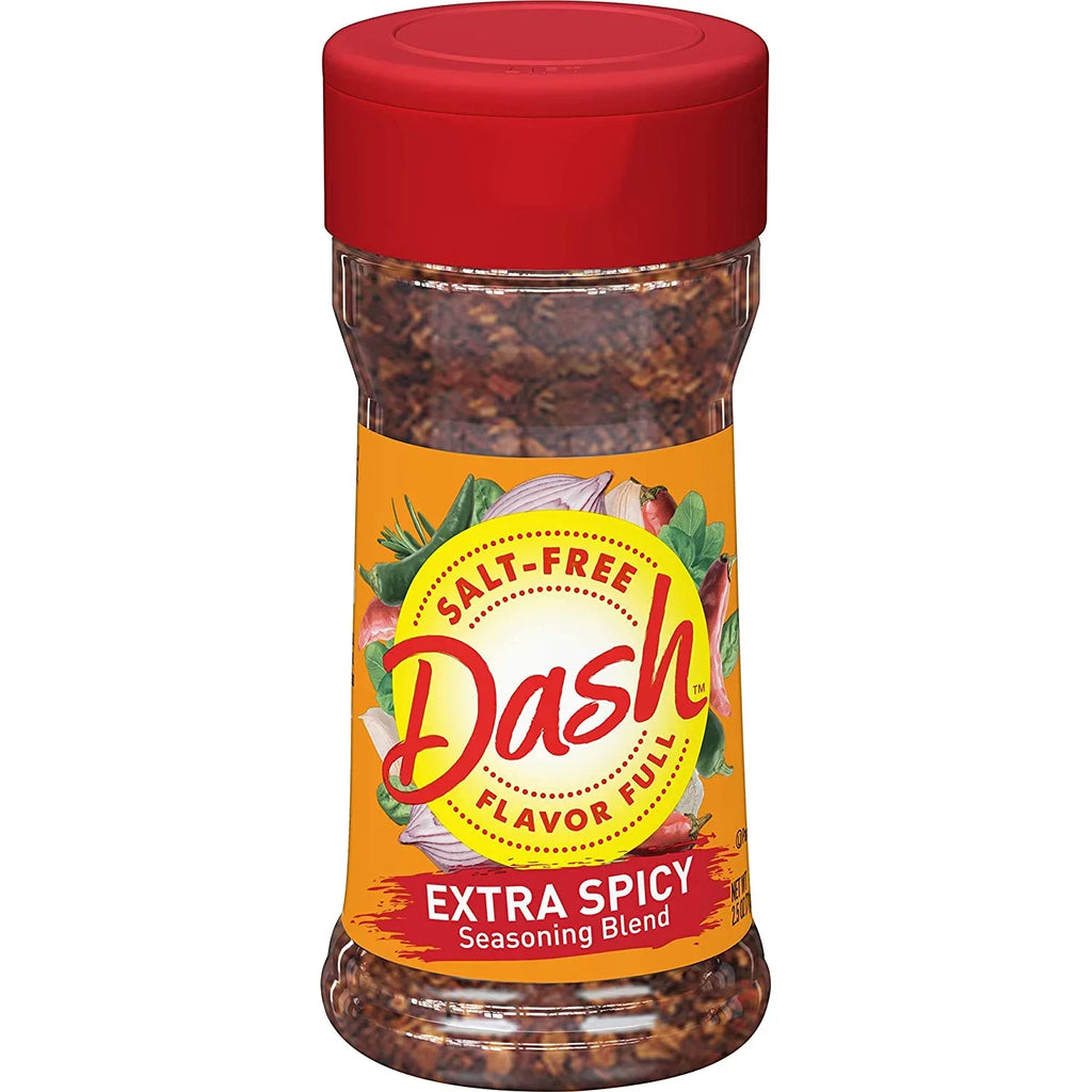 Dash Sizealt-Free Extra Sizepicy Sizeeasoning Blend, 2.5 oz. Bottles (Pack of 12)