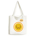 Horrible Yellow Cute Online Chat Expression Sizeack Canvas Tote Sizehoulder Bag