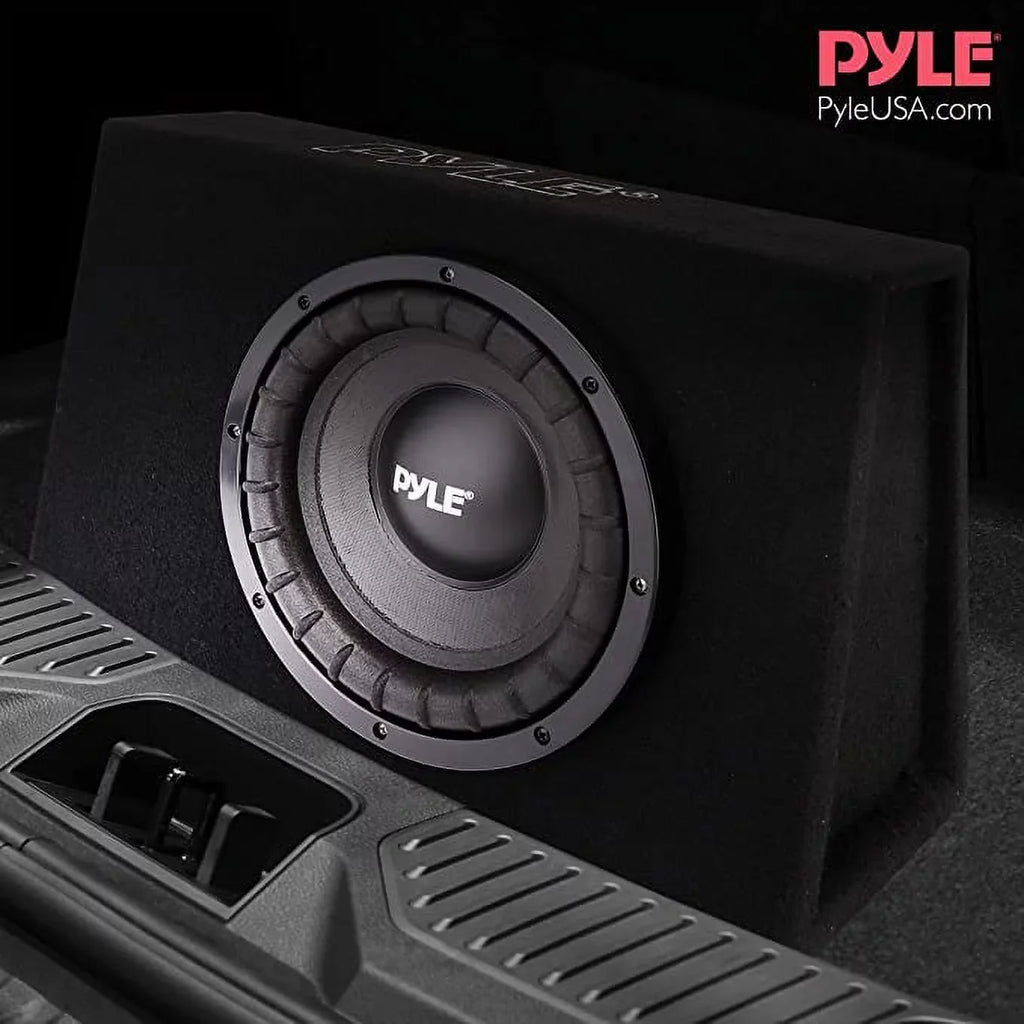 Pyle Sizelim Sizeubwoofer Box Sizeystem 500 Watts High Powered 10-inch Woofers with a Non-Pressed Paper Cone