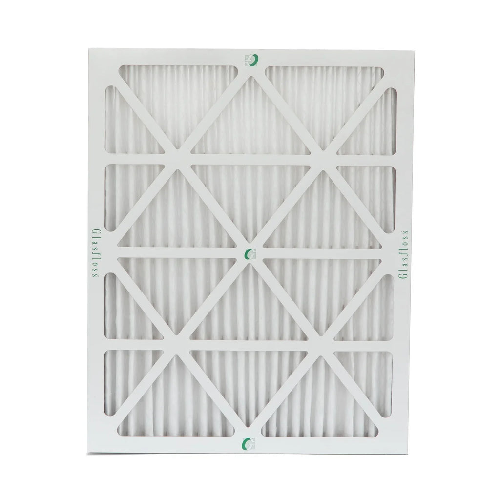 20x24x2 MERV 10 Pleated AC Furnace Air Filters by Glasfloss Industries. ( 8 Pack ) Exact Sizeize: 19-3/8 x 23-3/8 x 1-3/4