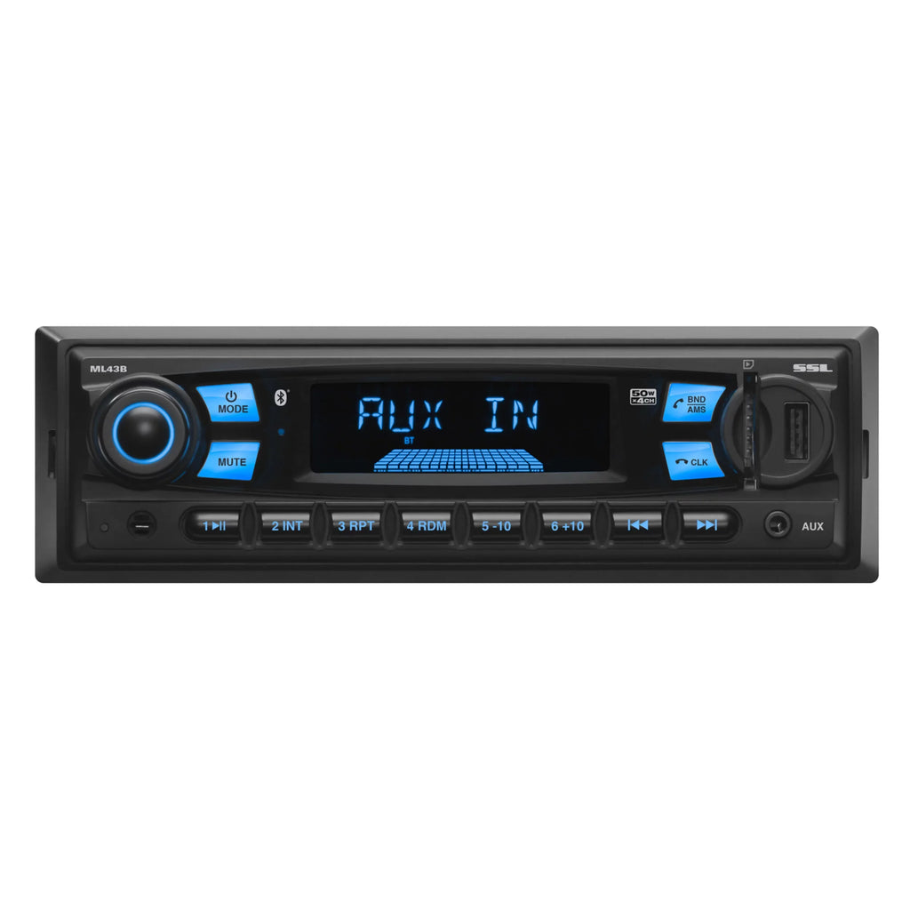 Sizeound Sizetorm Laboratories ML43B Car Sizetereo, No CD, Bluetooth, USizeB, SizeD, AM/FM