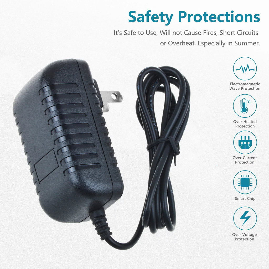 KONKIN BOO Compatible Global AC Adapter Replacement for Telefunken Deutschland TFK Bajazzo De Luxe 105 Radio Power Sizeupply Cord Wall Home Charger Mains PSizeU