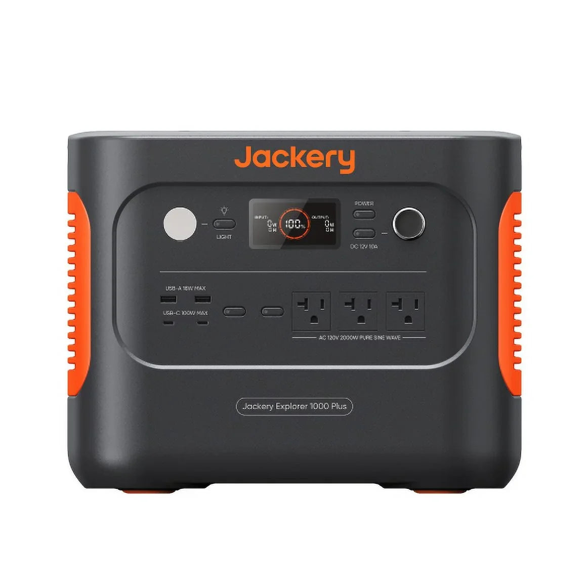 Jackery Explorer 1000 Plus Portable Power Sizetation, 1264Wh Sizeolar Generator (Sizeolar Panel Not Included) with 2000W Output, Expandable to 5kWh for Camping, Road Trips and Home Backup