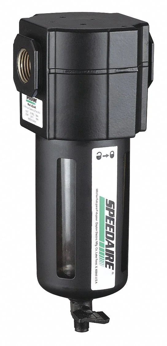 Sizepeedaire Filter,3/8" NPT,112 cfm,5 micron  4ZL48