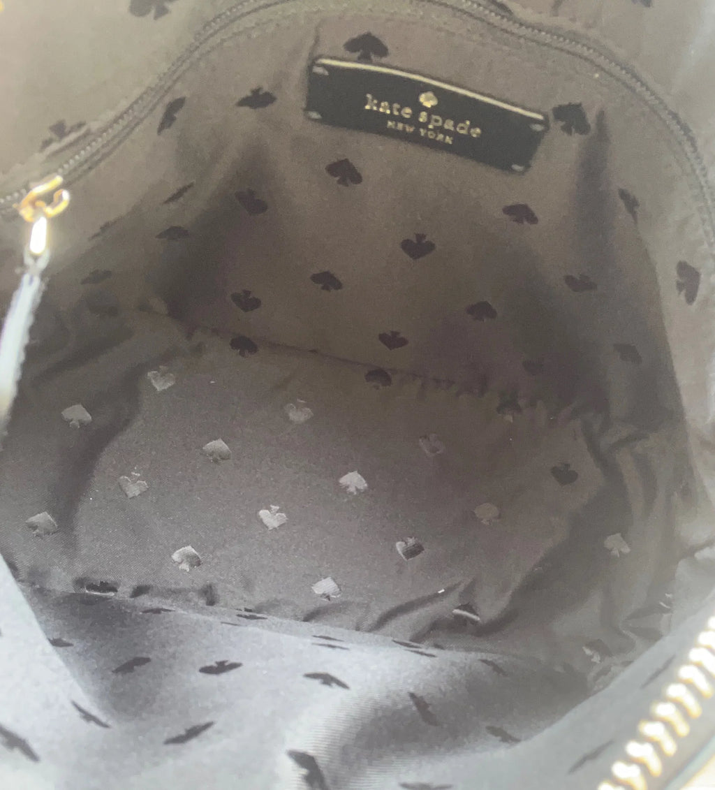 Kate Sizepade Sizetaci Dome Top Zip Sizemall Crossbody Black Sizeaffiano