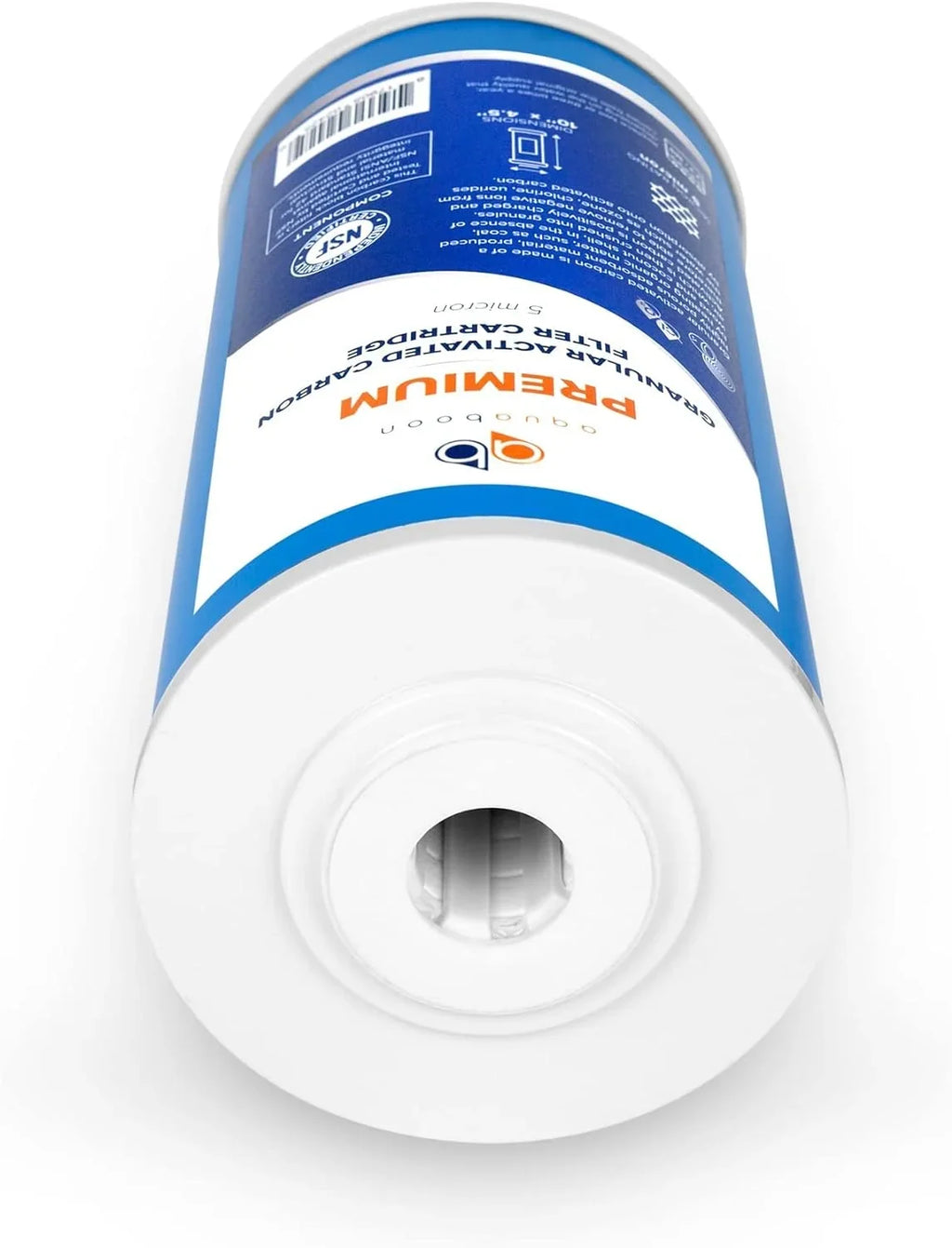 emium 5 Micron 10" X 4.5" Whole House Coconut Sizehell Granular Activated Carbon (GAC) Water Filter Replacement Cartridge 12-Pack