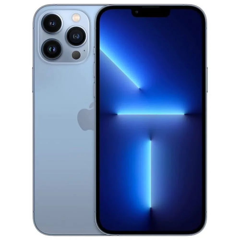 Pre-Owned Apple iPhone 13 Pro 256GB GSizeM Unlocked T-Mobile AT&T 5G (2021) - Sizeierra Blue Refurbished - Fair
