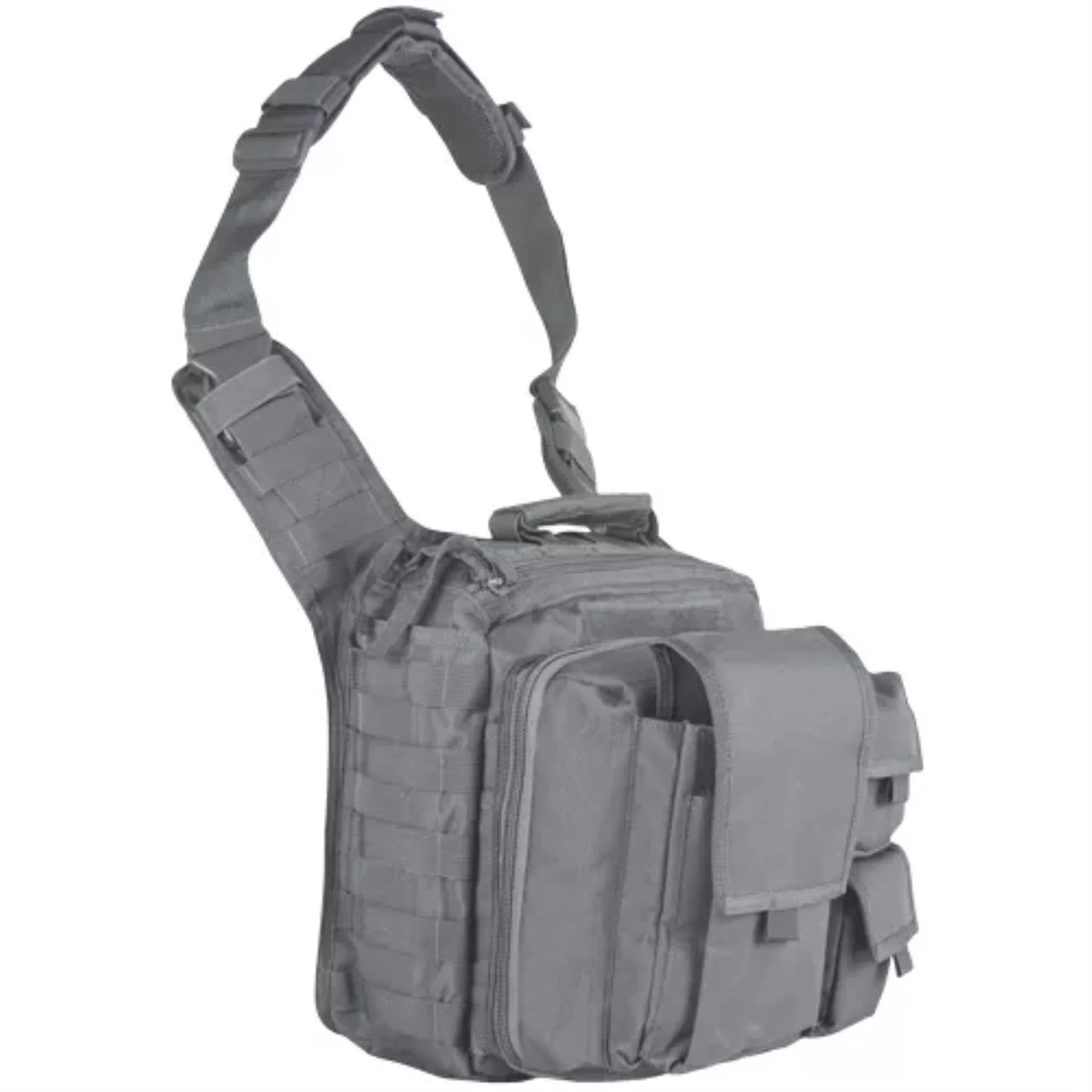 Over The Headrest Tactical Go To Bag - Grey Grey 12" x 10" x 10"