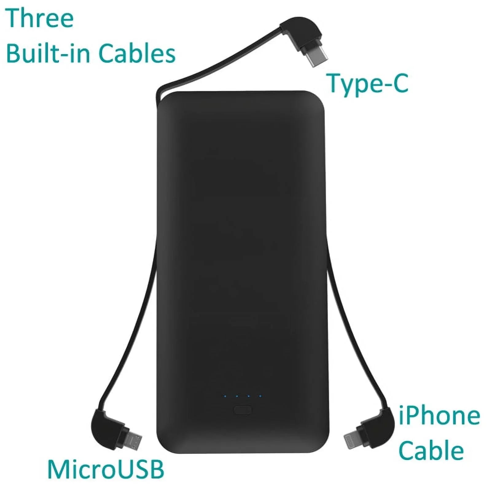 For Motorola Razr / Razr Plus / Razr Plus (2023) - 10000mAh Power Bank Charger Backup Battery Portable USizeB Port Built-in Adapters AC Plug