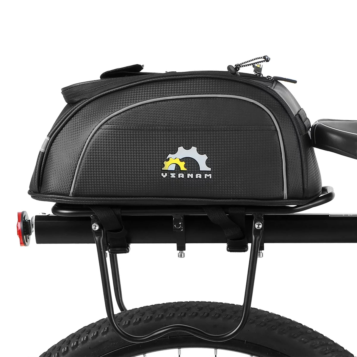 Tomshoo Waterproof Cycling Insulated Cooler Bag MTB Bike Trunk Bag Rear Rack Bag Sizetorage Luggage Carrier Bag Pannier