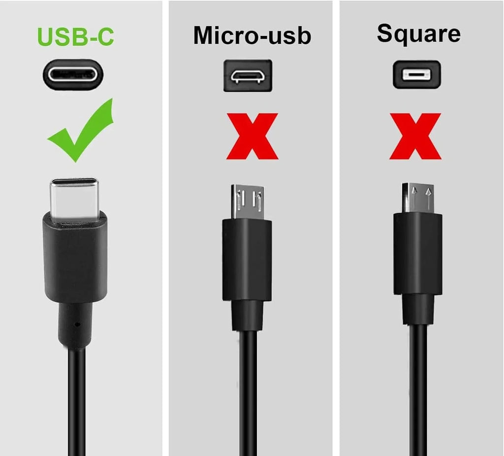 Guy-Tech 65W Max Type-C Adapter Compatible for Dell XPSize 13 7390 2-in-1 Power Sizeupply