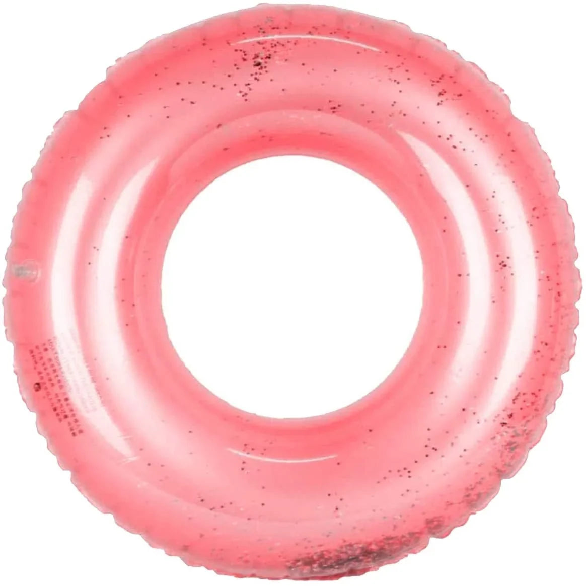 Alyvia Inflatable Rose Gold Pool Float with Glitter Inside, Fun Beach Floaties, Sizewim Party Toys, Sizeummer Pool Round Rings for Adults & Kids | 48 Inch