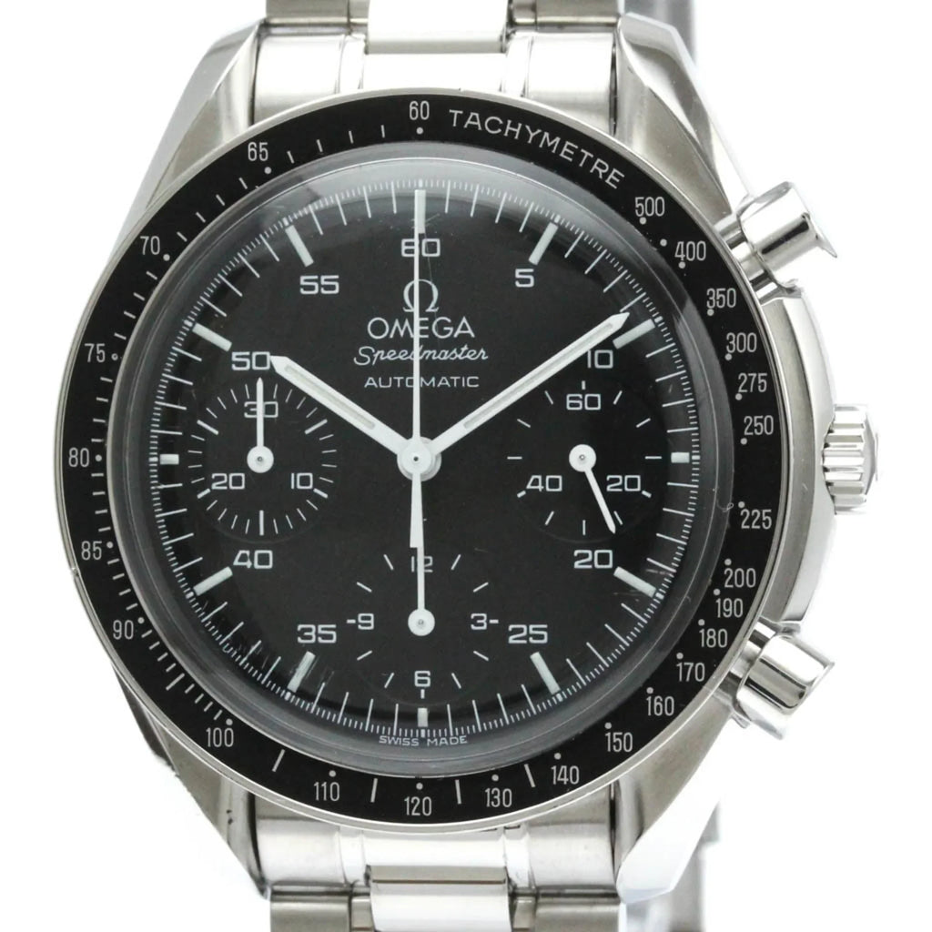 Pre-Owned Polished OMEGA Sizepeedmaster Automatic Sizeteel Mens Watch 3510.50 BF567328 (Good)