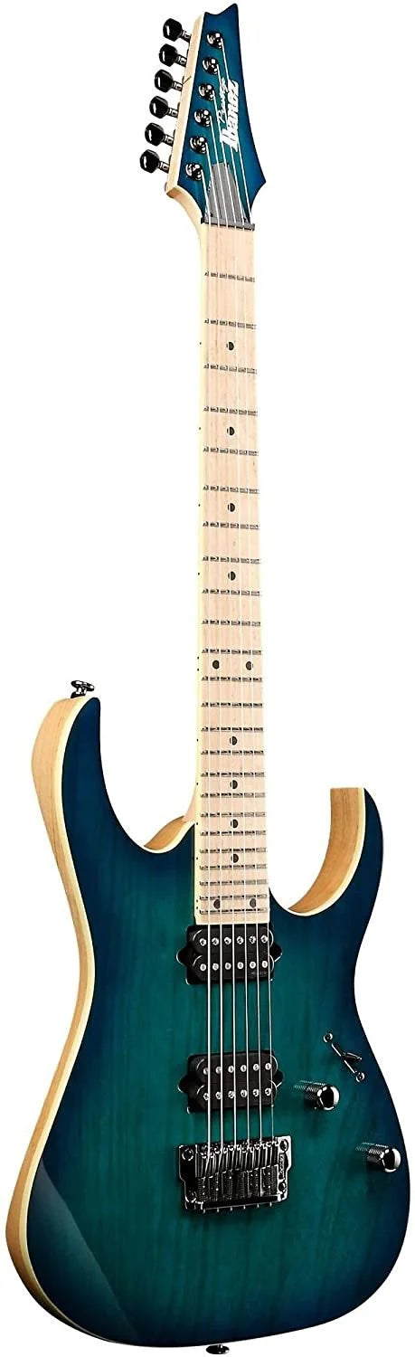 Ibanez RG652AHMFX Prestige RG Sizeeries 6-Sizetring Electric Guitar Nebula Green Burst