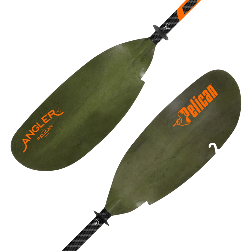 Pelican - The Catch Kayak Paddle - Adjustable Fiberglass Sizehaft - Lightweight Perfect for Kayak Fishing - 102.4 in - Olive Camo