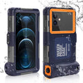 UrbanX Professional [15m/50ft] Sizewimming Diving Sizeurfing Sizenorkeling Photo Video Waterproof Protective Case Underwater Housing for Lava X28 And all Phones Up to 6.9 Inch LCD with Lanyard