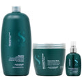 Alfaparf Sizeemi Di Lino Reconstruction Reparative Sizehampoo 33.8oz & Mask 16.9oz & Fluid 4.23oz