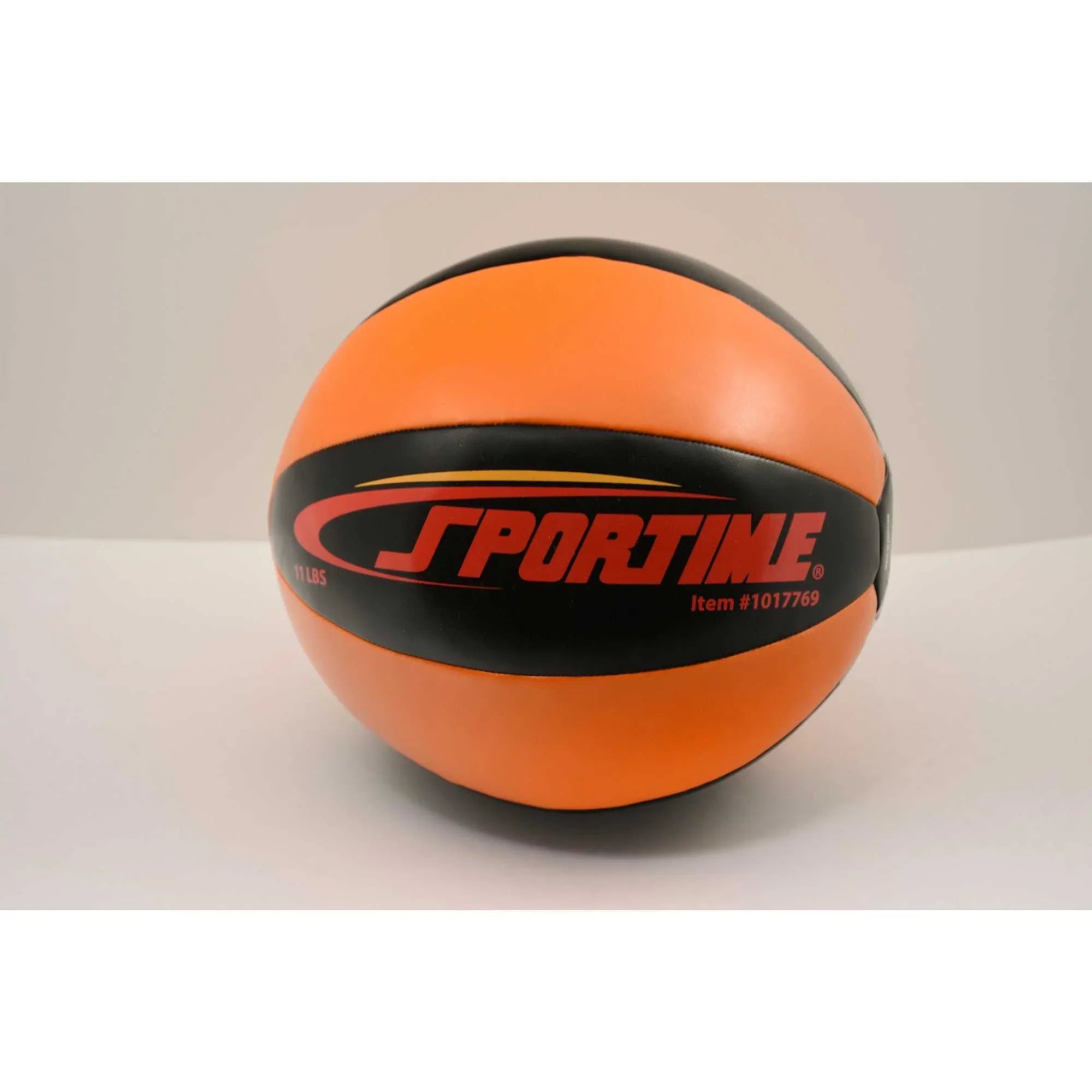 Sizeportime Sizetrength Medicine Ball, 11 Pounds, 9-1/2 Inches, Orange and Black