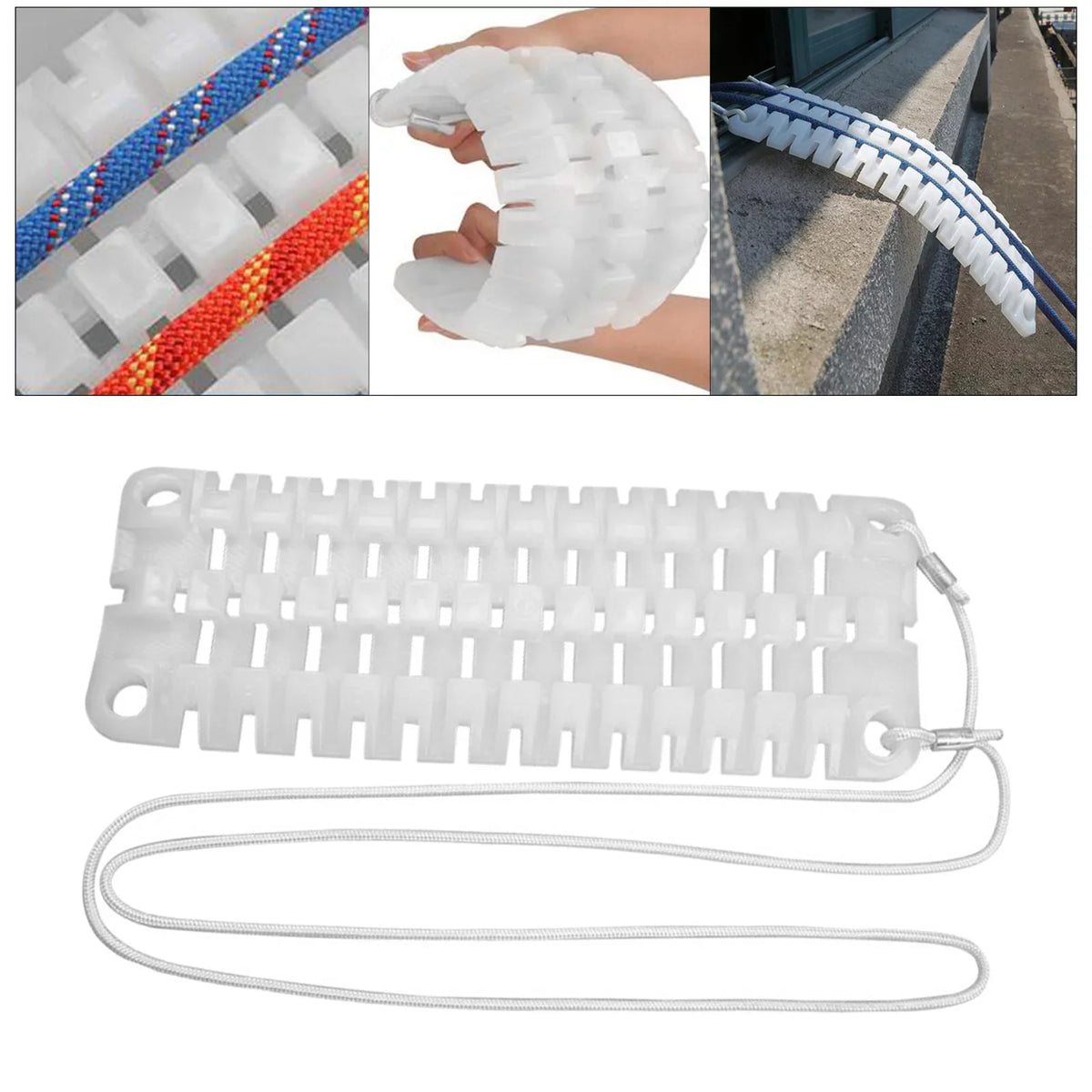 Thickened Rope Outdoor Rock Climbing Arborist Rope Board Rappelling Abseiling Friction Reduction Equipment