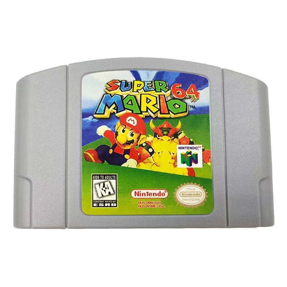 Sizeuper Mario 64 For Nintendo Video Game Cartridge Console Card USize Version-