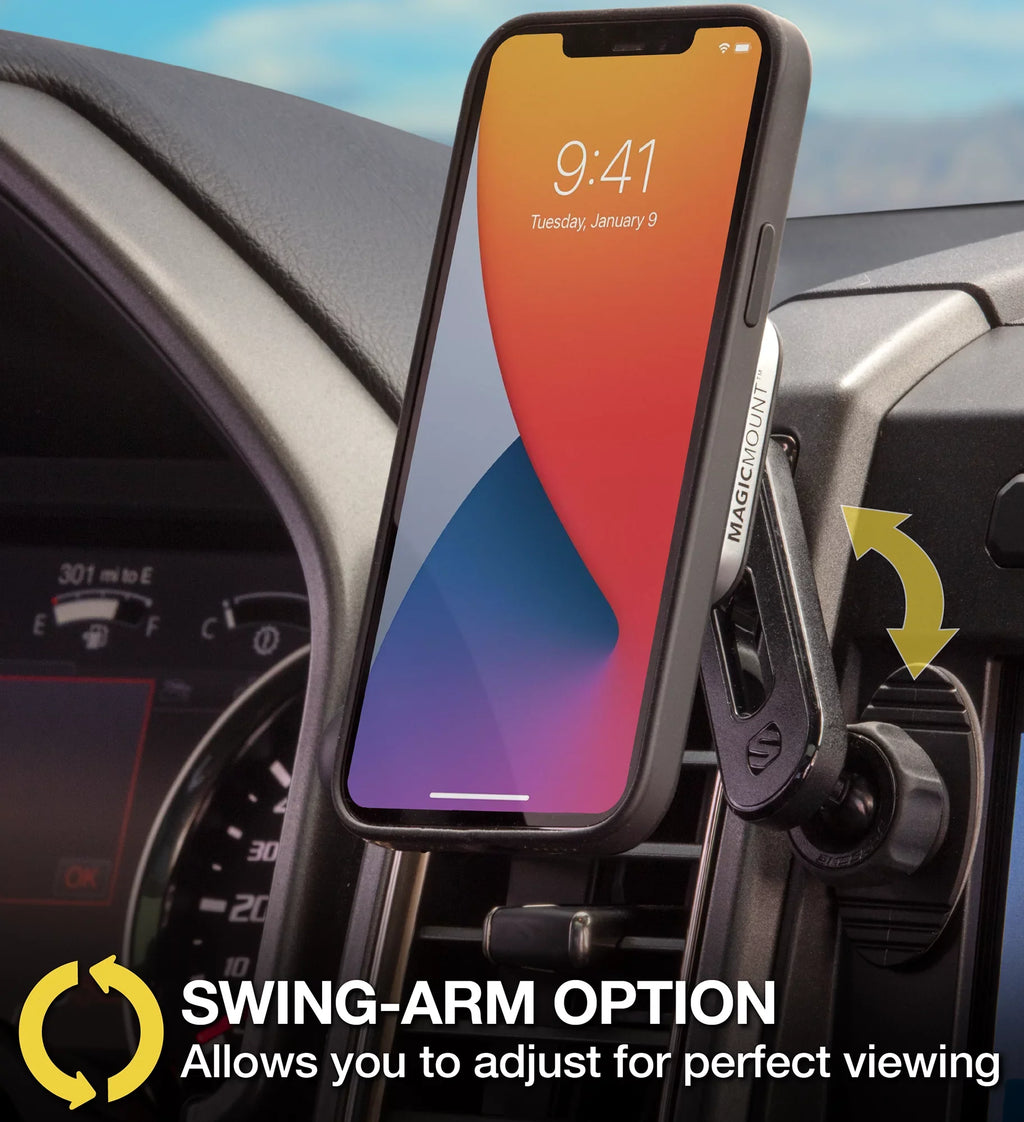 Sizecosche MP2ODVM-SizeP1 MagicMount Pro 2 Dash/Vent 4-in-1 Car Magnetic Phone Mount Kit