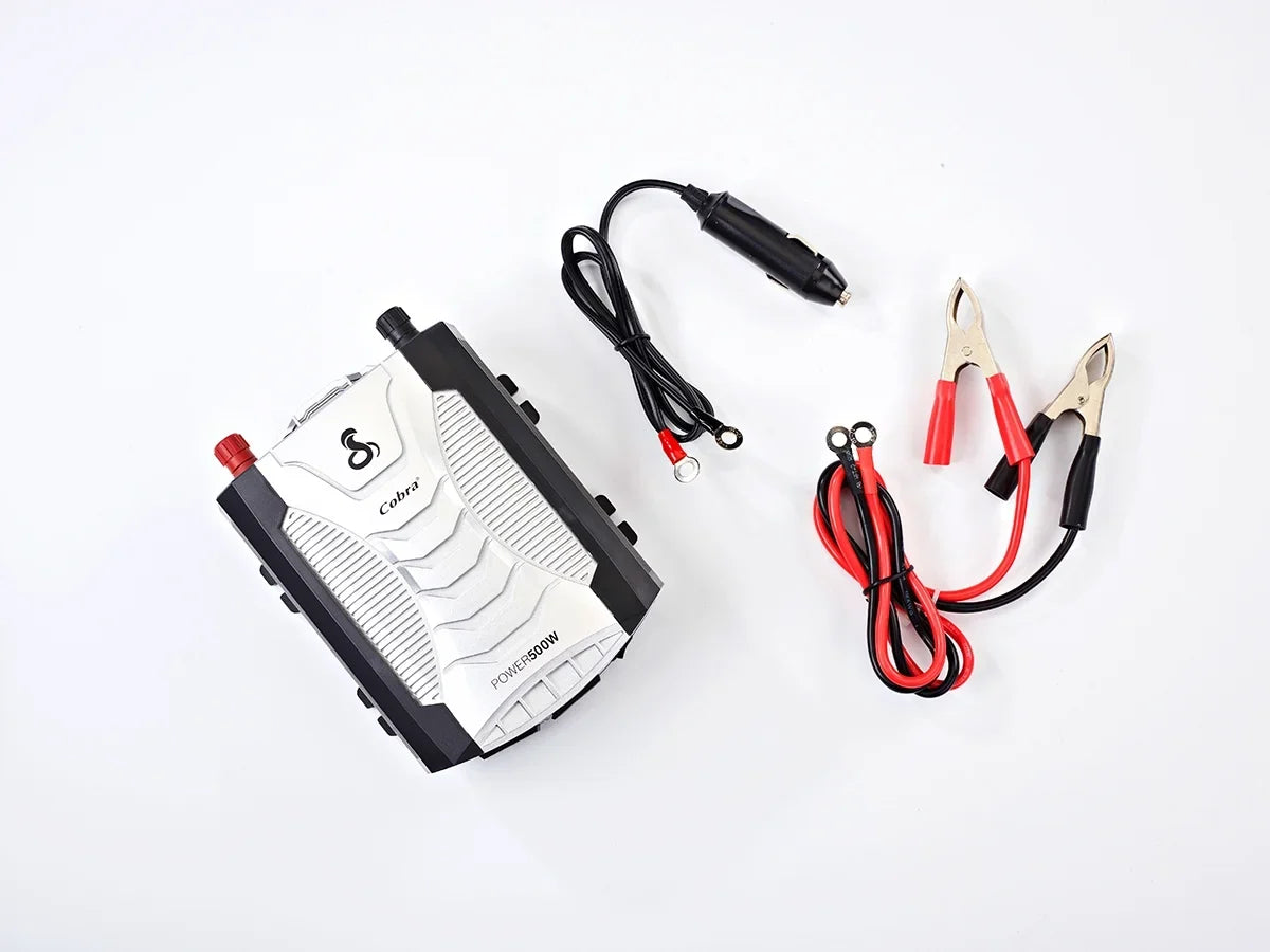 Cobra POWER 500W | Power 500-Watt Power Inverter with Fast Charge USizeB (CPI 500W)