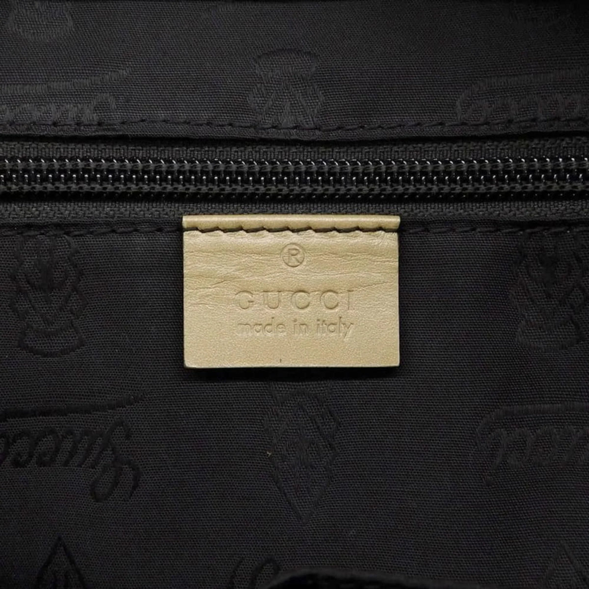 Pre-Owned GUCCI GG Implement Handbag Tote Bag Gold 211138 002123 (Like New)