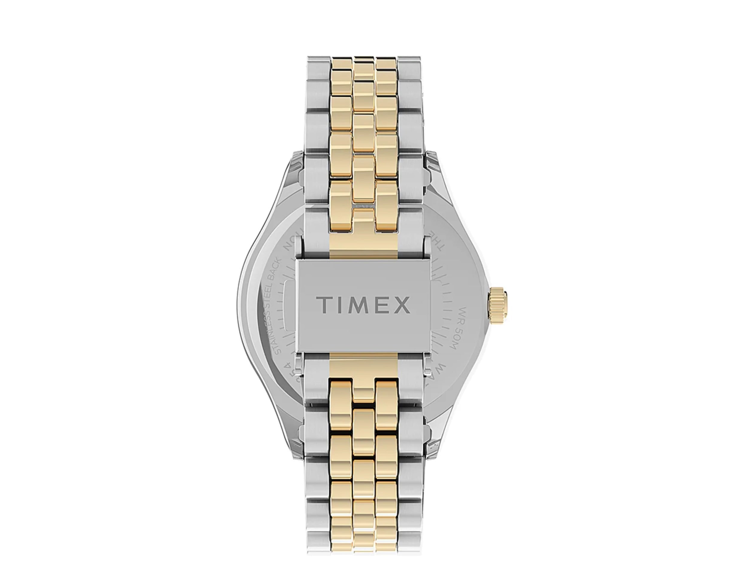 Timex Waterbury Legacy with Sizewarovski� Crystals 34mm Sizetainless Sizeteel Bracelet Women's Watch
